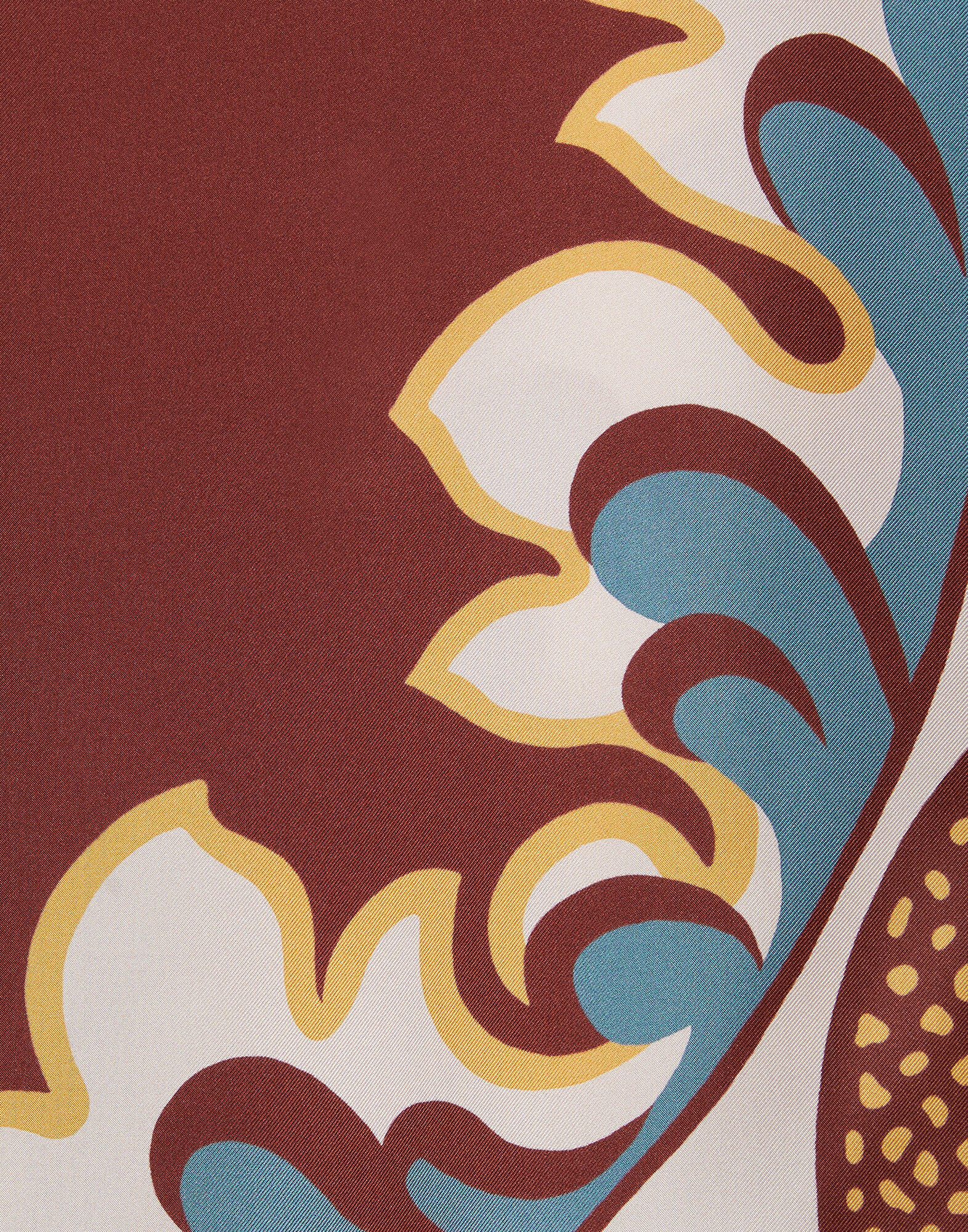 La DoubleJ Pareo Midi Skirt Palazzo Plac&eacute;e Chocolate SKI0142SIL006PAL08BR07