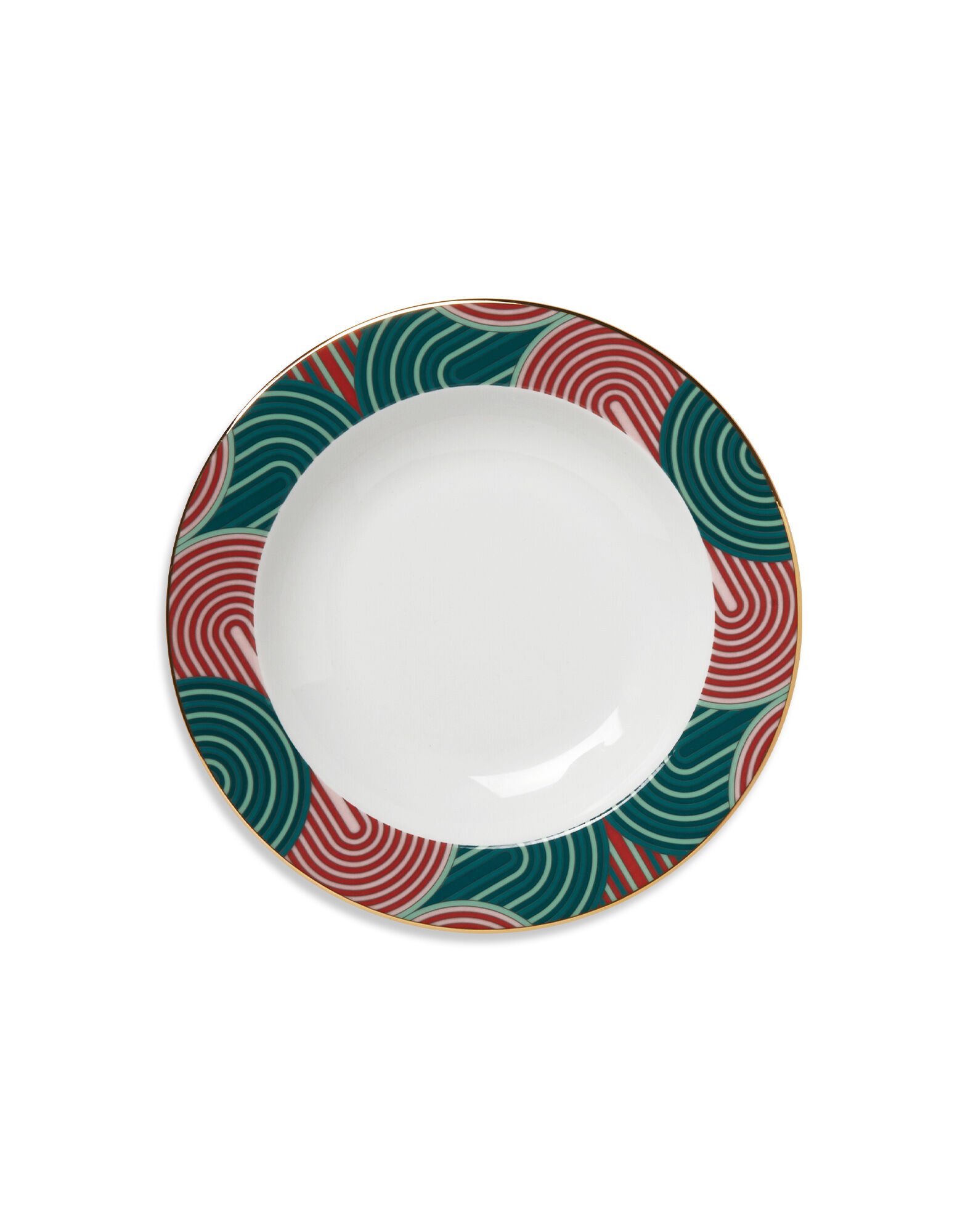 La DoubleJ Soup Plates Set Of 2 Slinky Green SOU0002CER001SLI05GR02