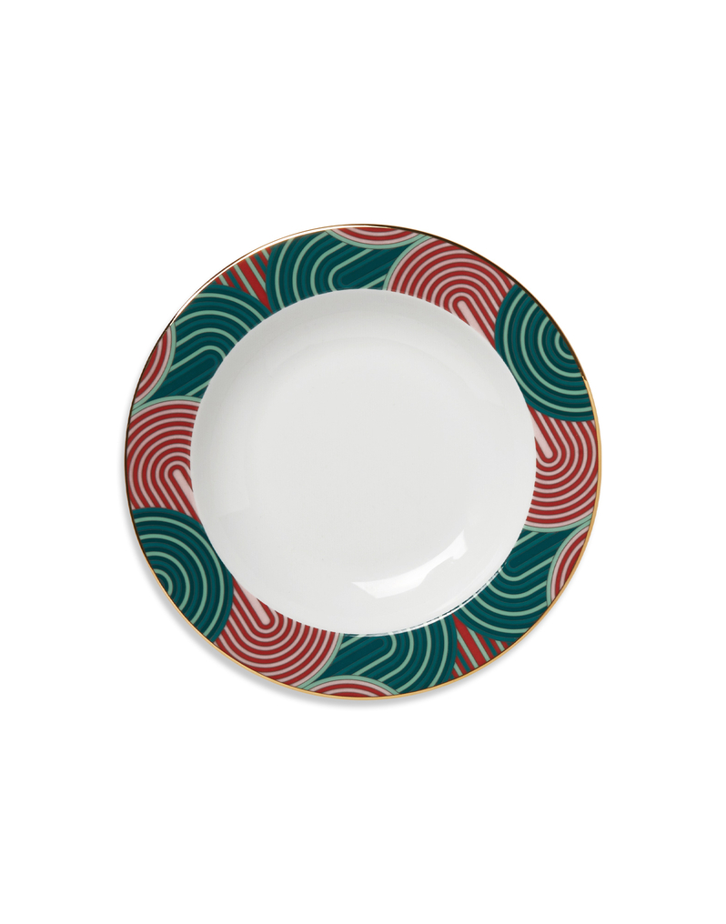 La DoubleJ Soup Plates Set Of 2 La DoubleJ Soup Plates Set Of 2 Slinky Green SOU0002CER001SLI05GR02