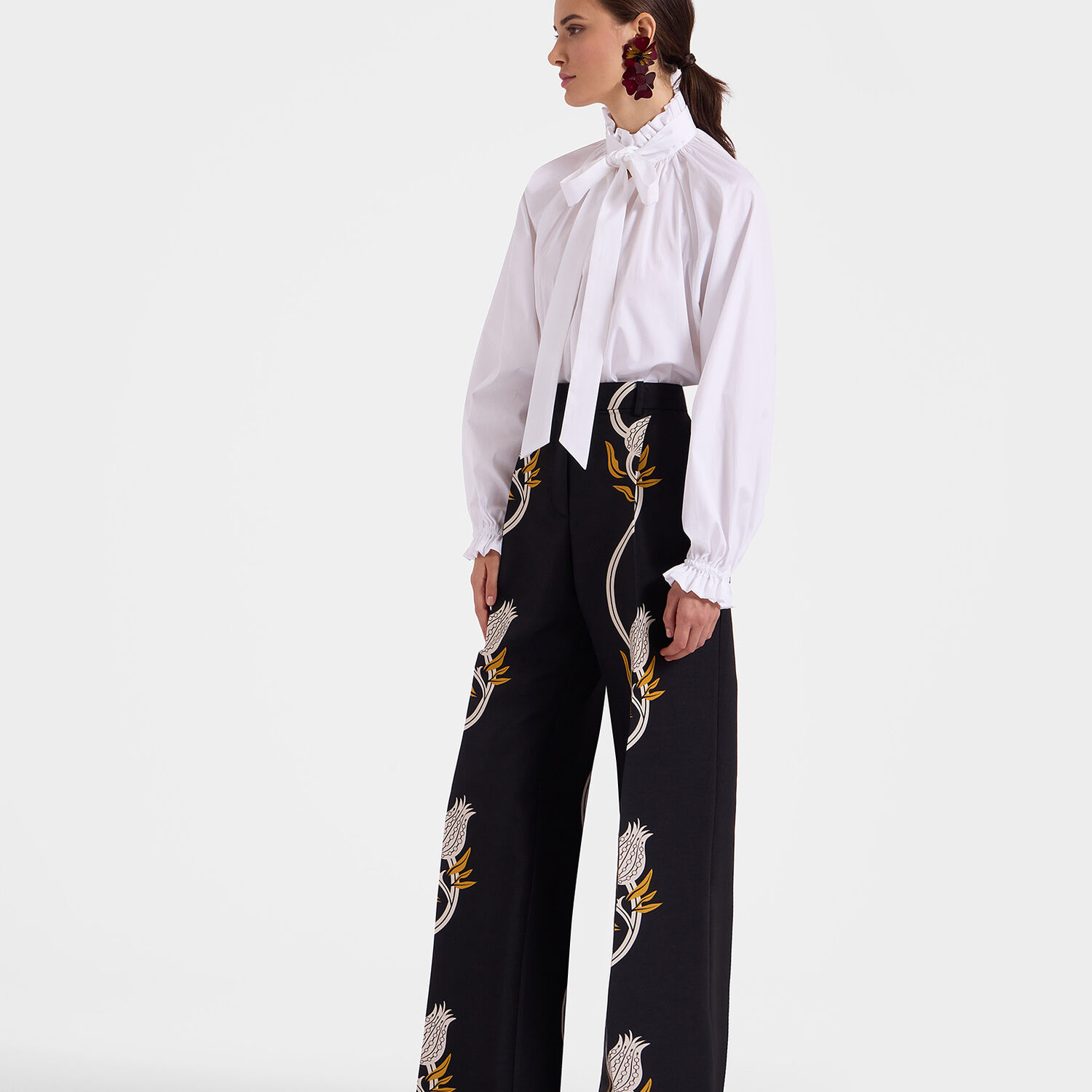 Shop La Doublej Cerere Blouse In Solid White
