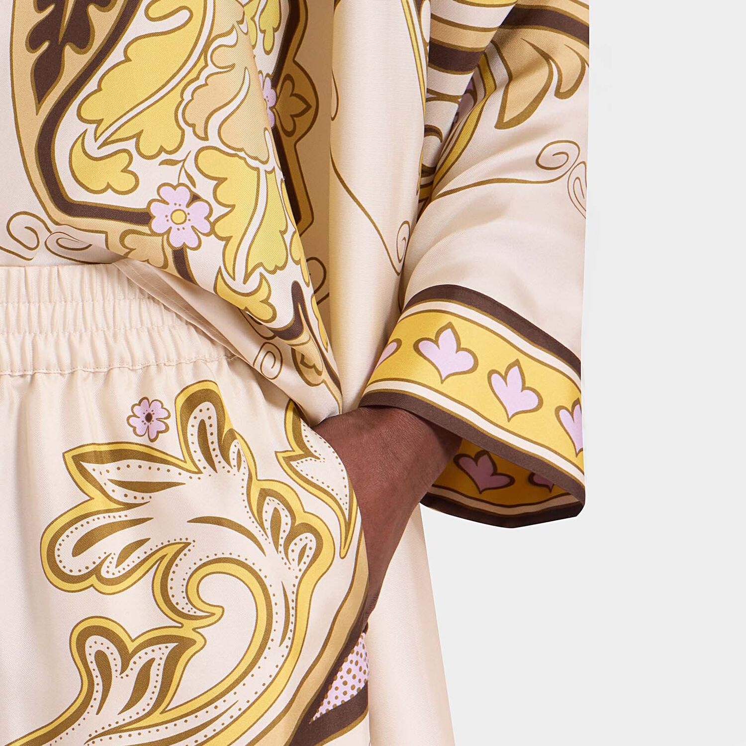 La Doublej Palazzo Pants In Yellow