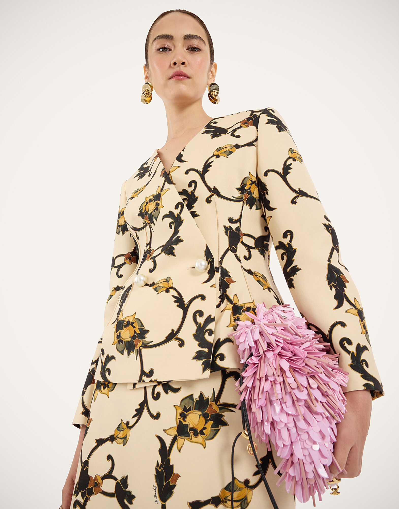 La DoubleJ La Milanese Jacket Buttercup White JAC0202CAD001BTC01WH01