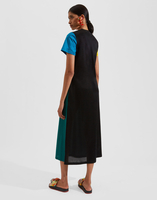 La DoubleJ Sporty Swing Dress La DoubleJ Sporty Swing Dress Color Block Green DRE0247JER018CLB0002