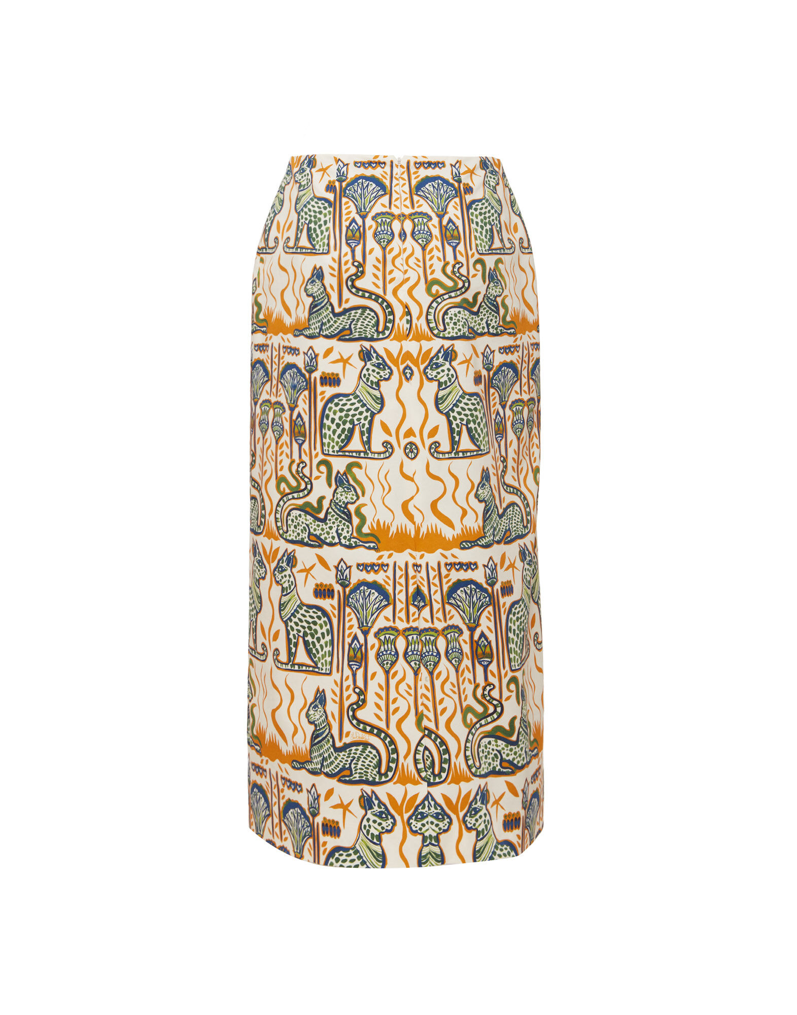 La DoubleJ Pencil Skirt Bast Ivory SKI0011COT006BAS01WH04