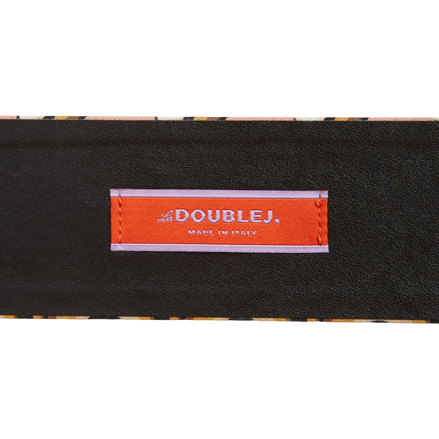 La Doublej Medium Belt In Melty Pink