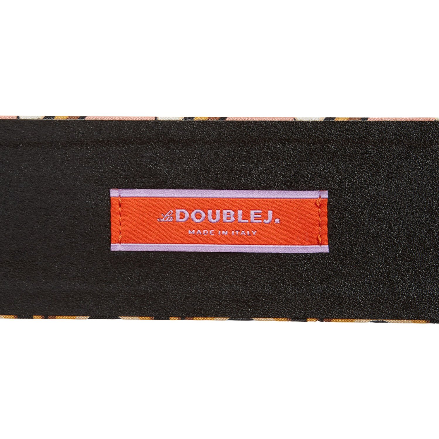La Doublej Medium Belt In Melty Pink