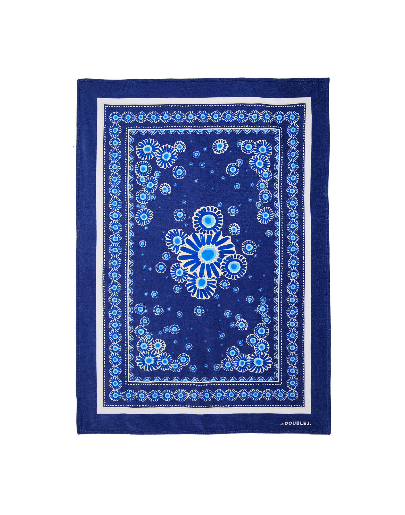 La DoubleJ Beach Towels (95X150) Daisy Plac&eacute;e Blue TOW0003TER002DAY0009