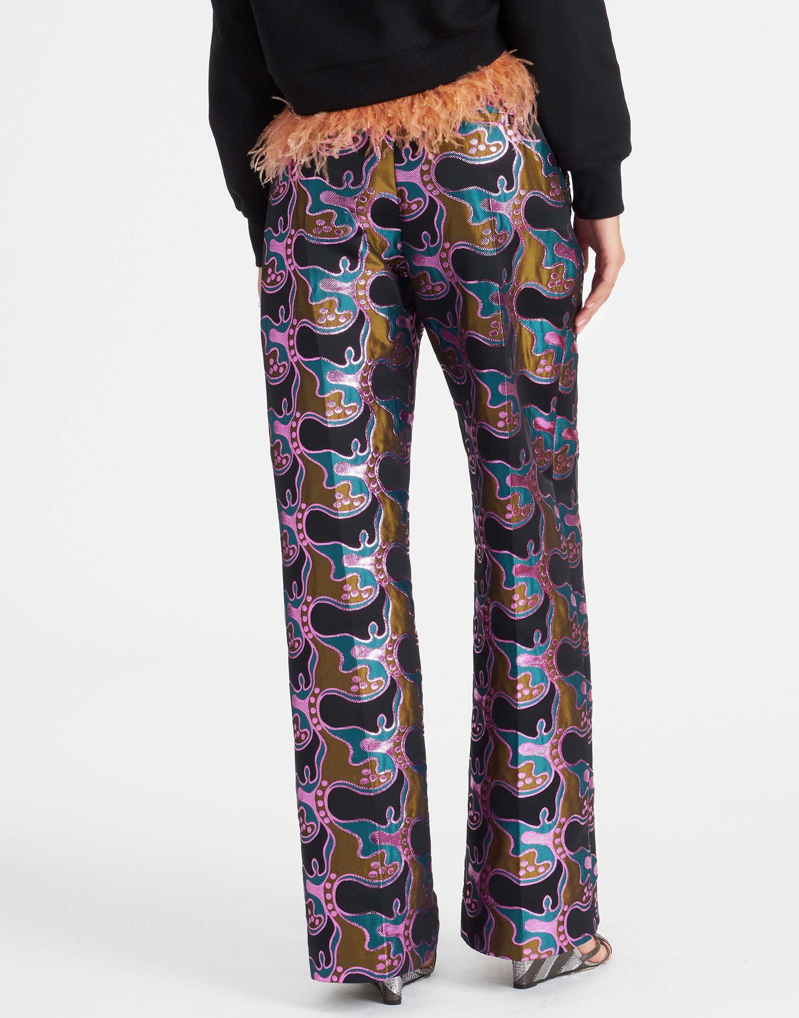 La DoubleJ Loose Pants Spritz Blue Petrol TRO0113JCQ040SPR03BU05