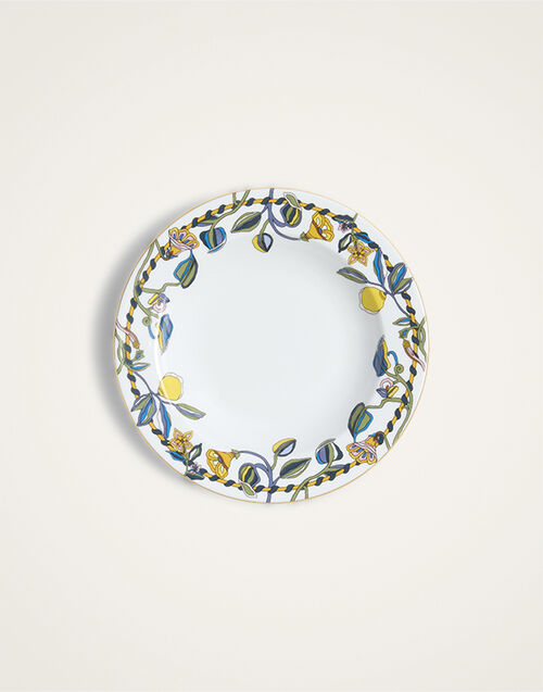 La DoubleJ Soup Plates Set Of 2 Borboni White SOU0002CER001BRN12WH01