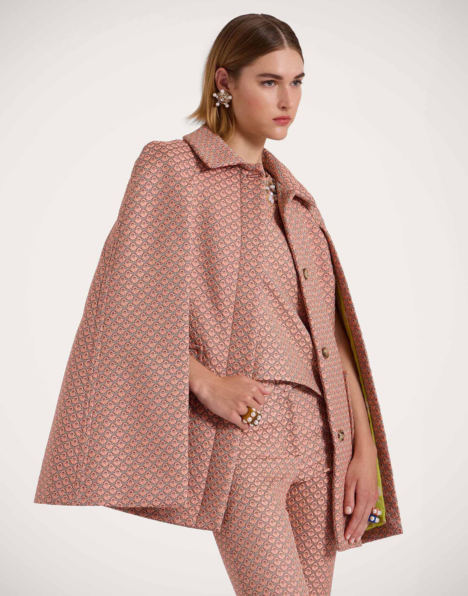 Milano Mini Cape in Tulip Pale Pink for Women | La DoubleJ