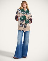 La DoubleJ Chalet Cardigan La DoubleJ Chalet Cardigan Multicolor Camel & Lilac PUL0288KNI166VA399BR04