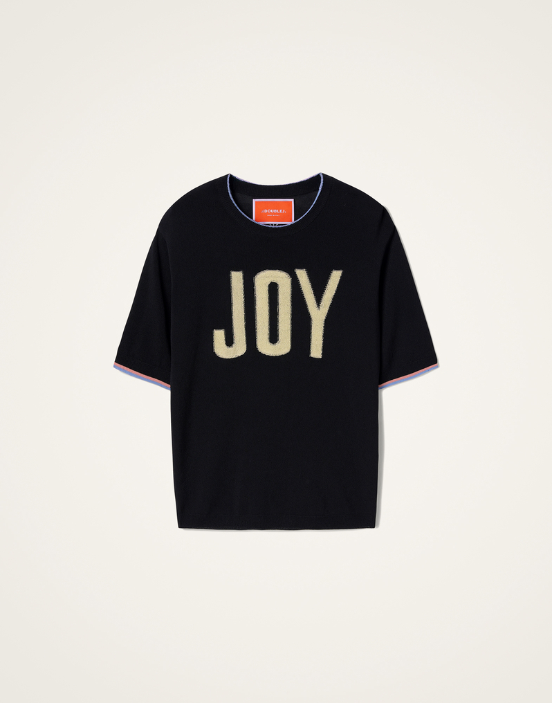 La DoubleJ Joy Tee La DoubleJ Joy Tee Joy Black PUL0276KNI163SOE10BL01