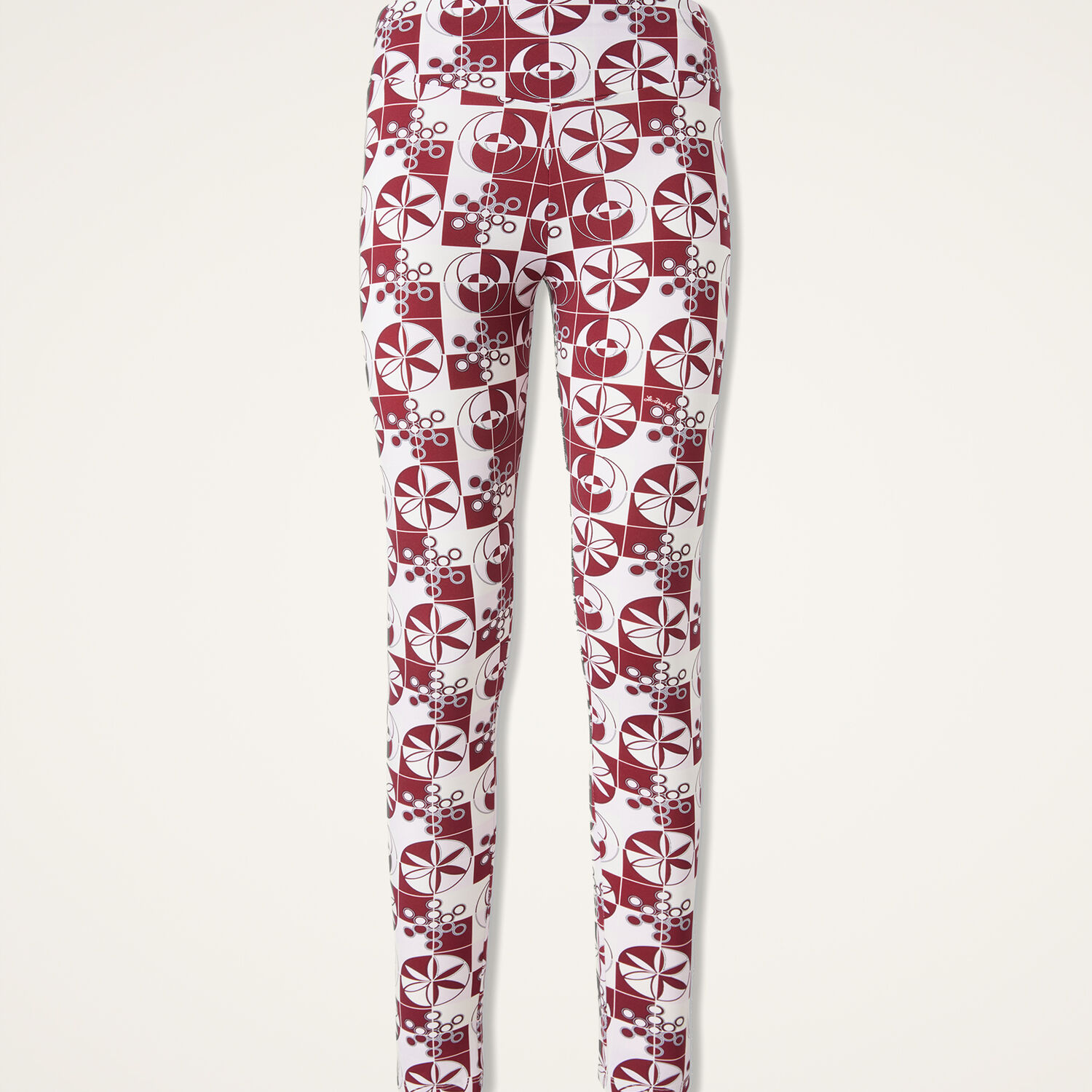 La Doublej Magica Leggings In Eclipse Burgundy
