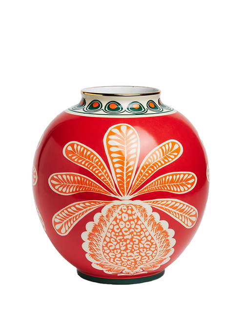 La DoubleJ Bubble Vase Big Pineapple Bordeaux VAS0003CER001PNP0015