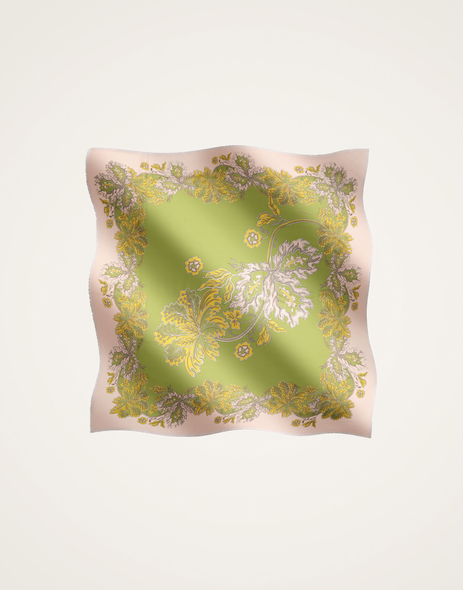 La DoubleJ Foulard 140 Swathe Plac&eacute;e Pink SCA0060MOS001SWA03PI01