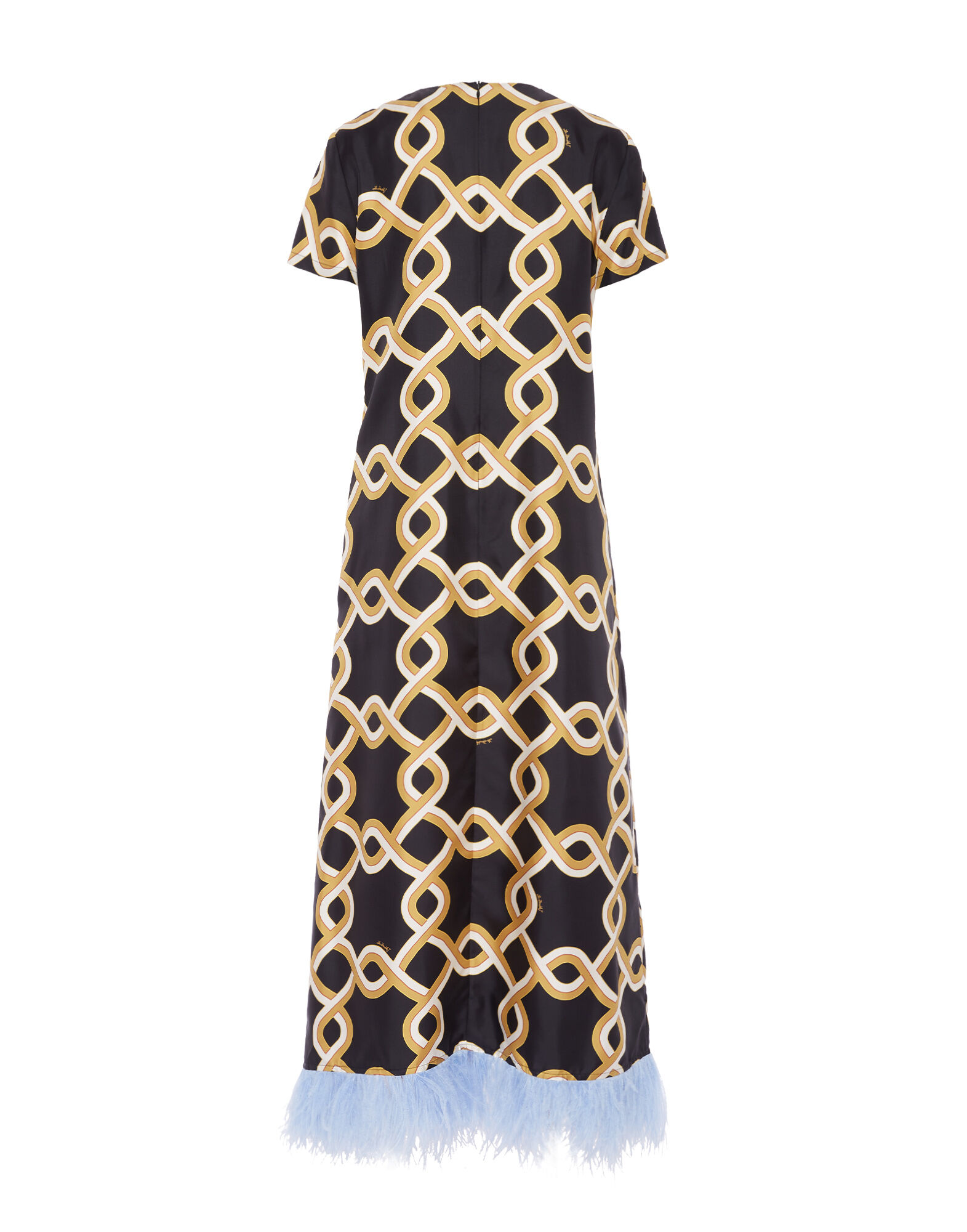 Black and gold swing dress online