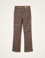 La DoubleJ The Cropped Flare Jean La DoubleJ The Cropped Flare Jean Pesciolini Blue TRO0158COT063PES04BU03