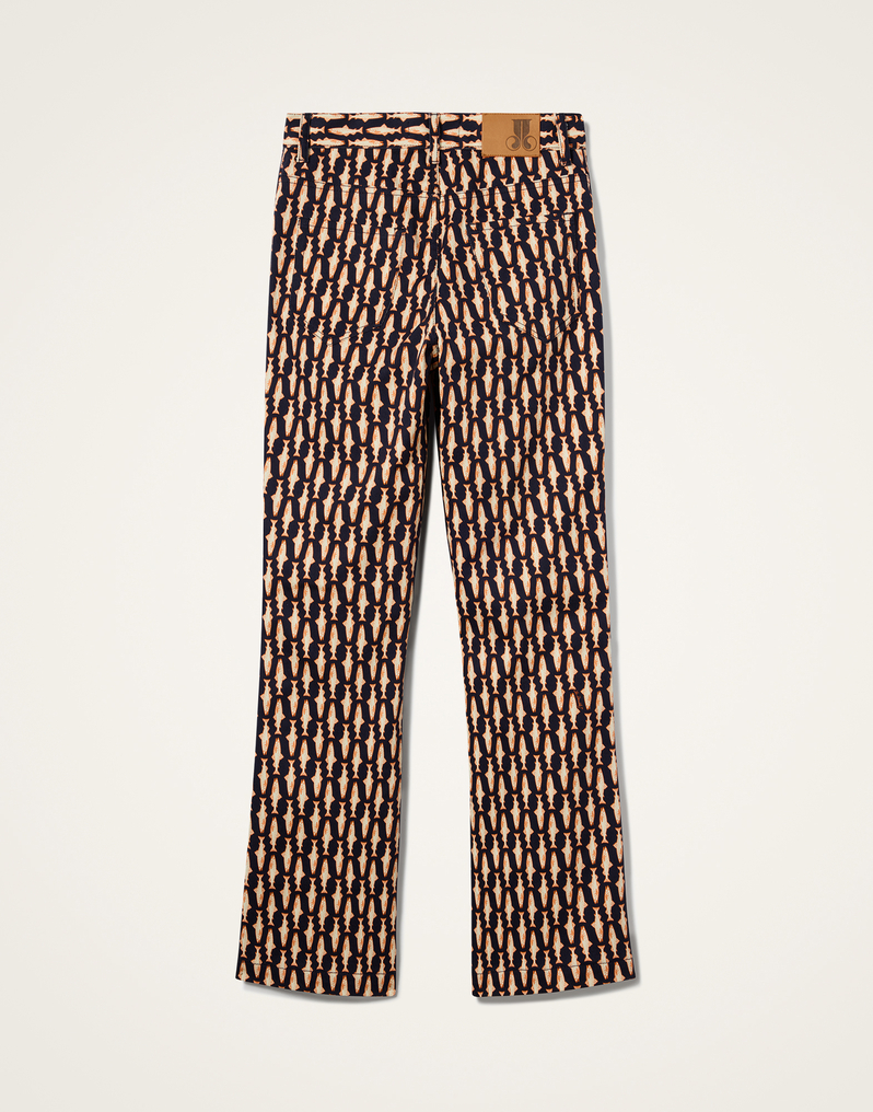 La DoubleJ The Cropped Flare Jean La DoubleJ The Cropped Flare Jean Pesciolini Blue TRO0158COT063PES04BU03