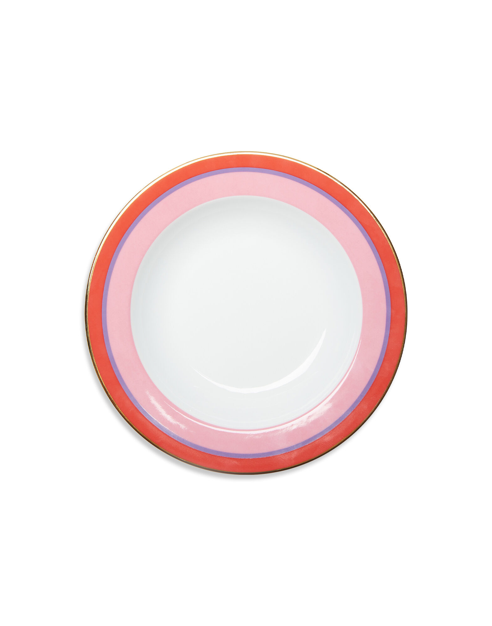La DoubleJ Soup Plates Set Of 2 Rainbow Rose SOU0002CER001RAI06PI01