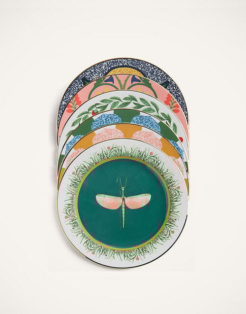 La DoubleJ Dessert Plate Set of 6 La DoubleJ Dessert Plate Set of 6 Various Prints DIS0004CER001ASS0001