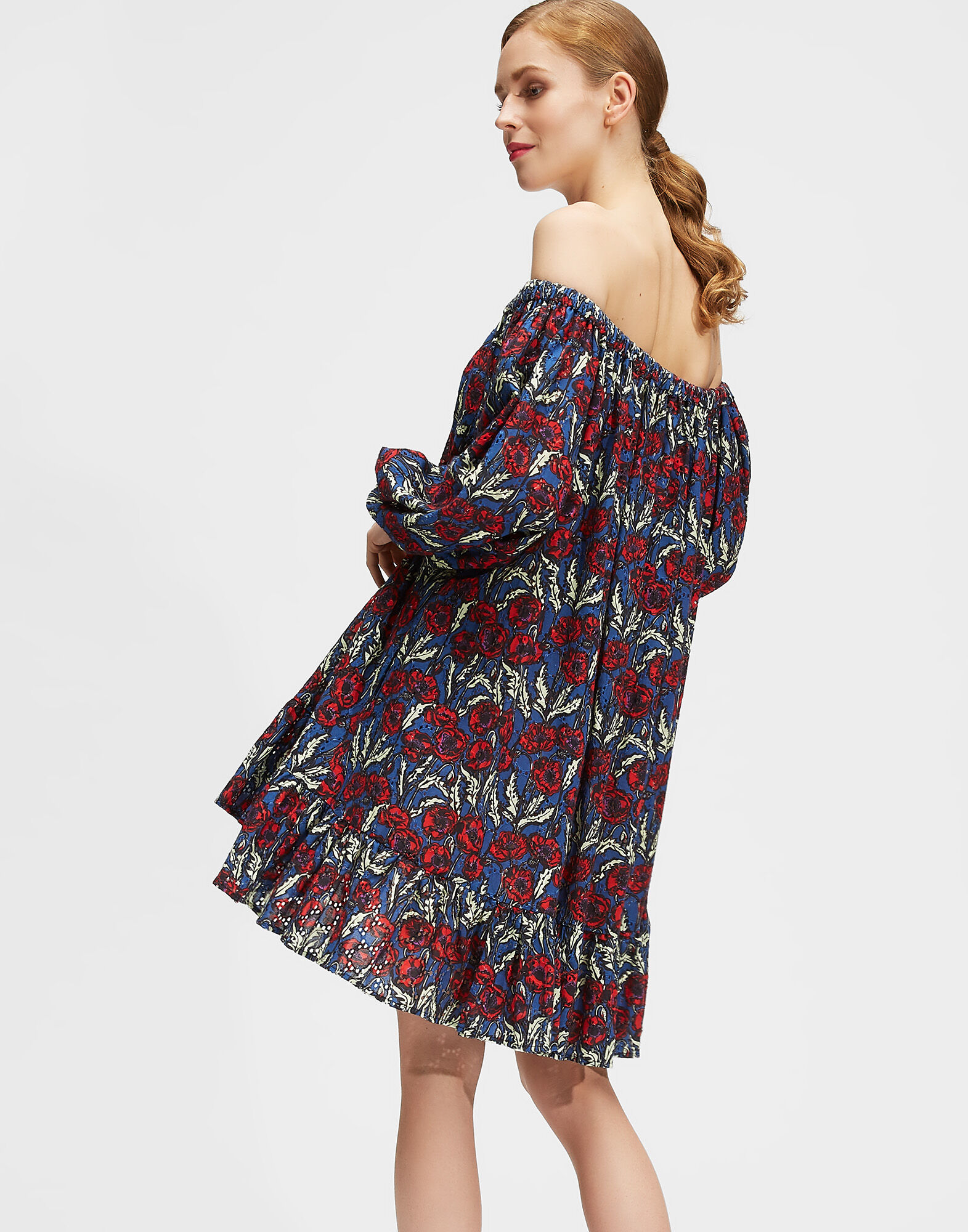 LaDoubleJ Short Paloma Dress Blooms DRE0162SAN001PFI0002