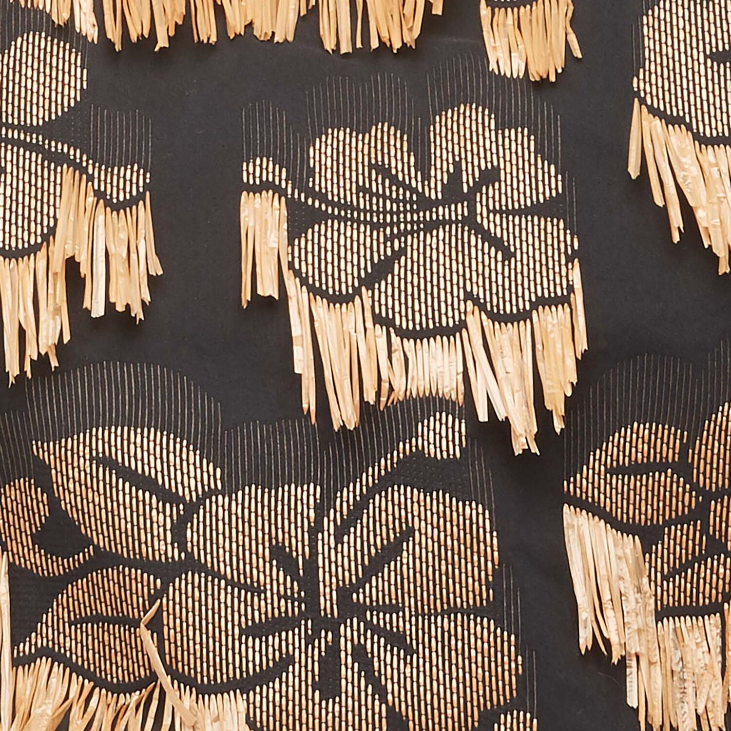 LA DOUBLEJ RAFFIA TOTE BAG