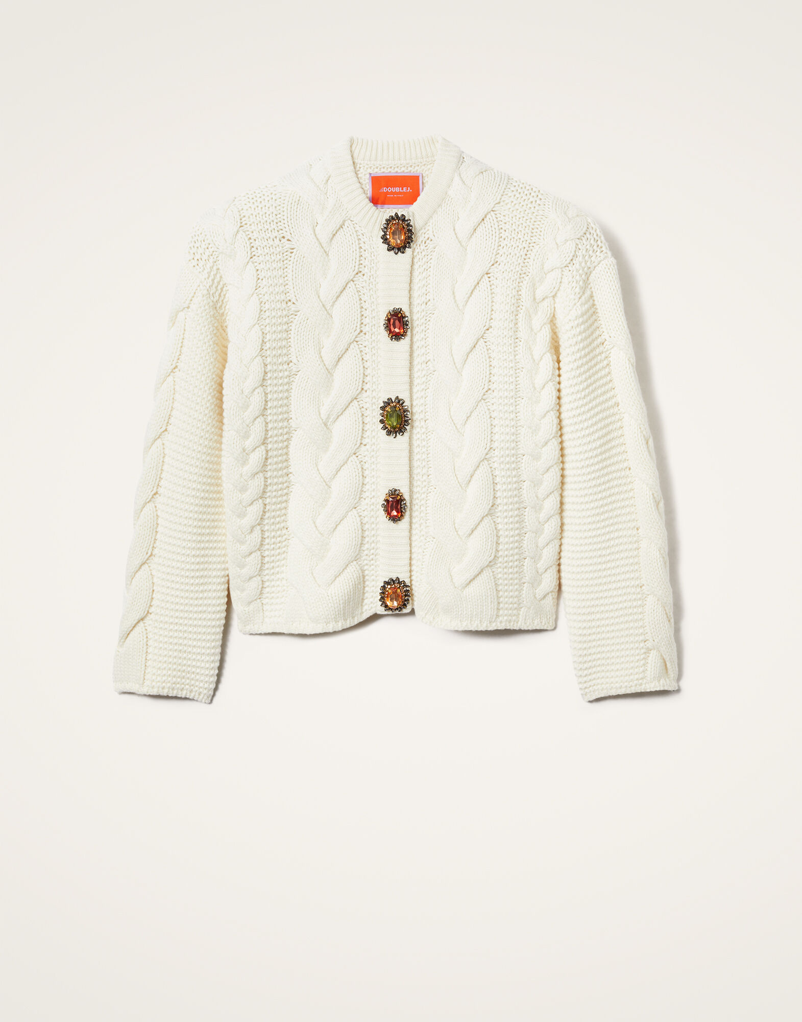 トップス laube blanc Doublebreasted Knit cardigan Double-breasted Knit cardigan – L'AUBE BLANC