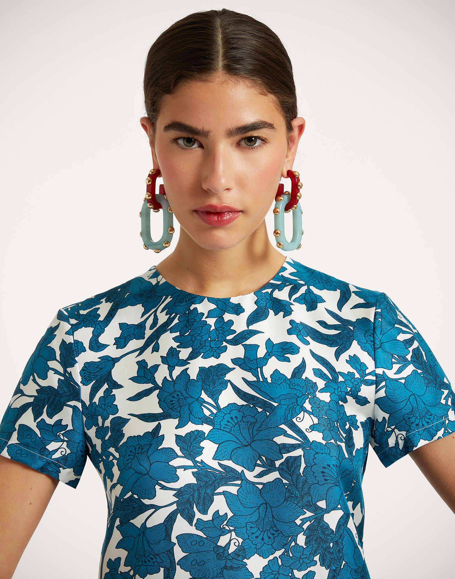 Swing Dress in Lilium Blu for Women | La DoubleJ