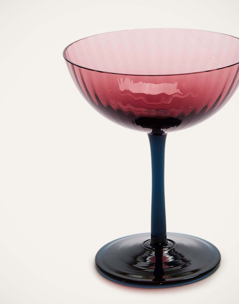 La DoubleJ Champagne Coupe Set of 2 La DoubleJ Champagne Coupe Set of 2 Viola GLA0012MUR001VIO0005