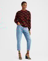 La DoubleJ Cherry Sweater La DoubleJ Cherry Sweater Black / Red PUL0103KNI064VAR0166