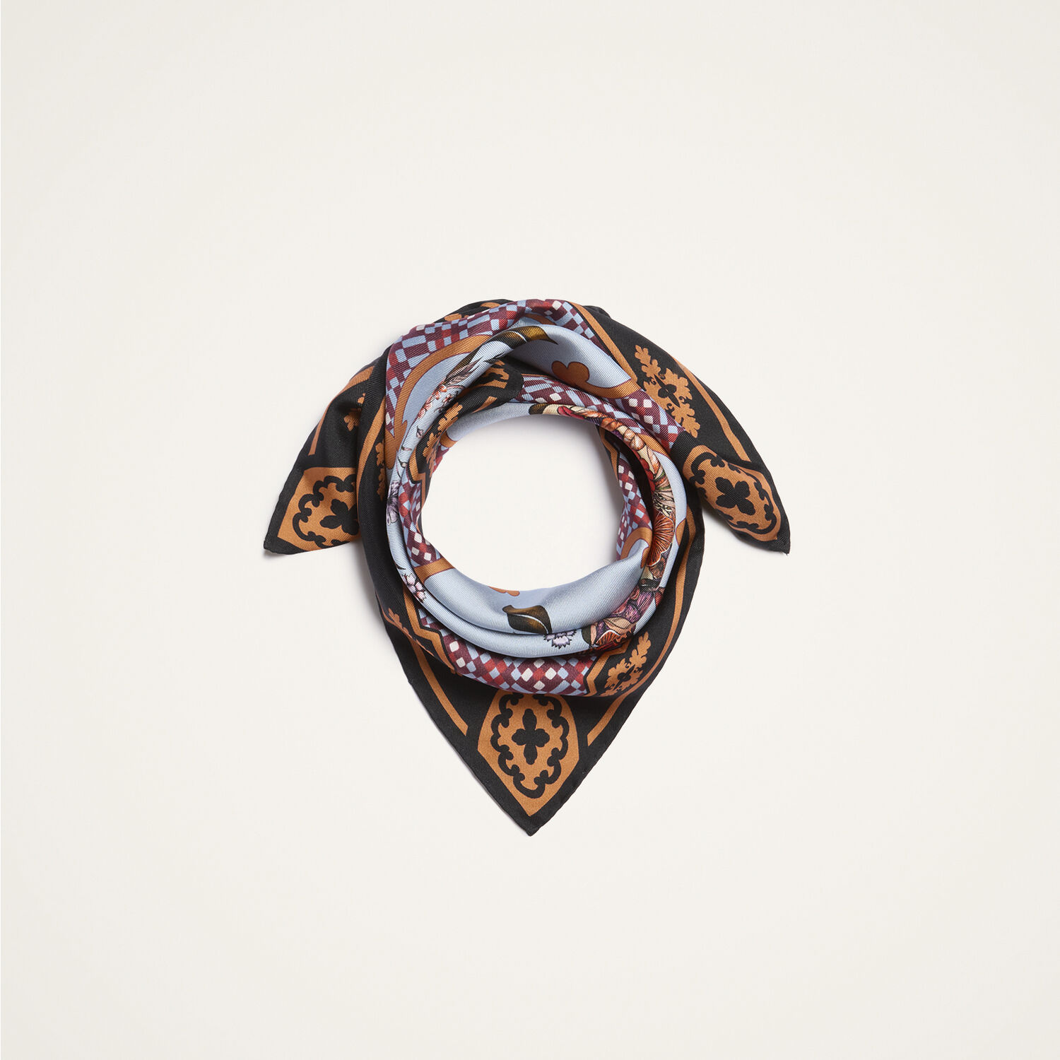 La Doublej Mini Foulard In Blue