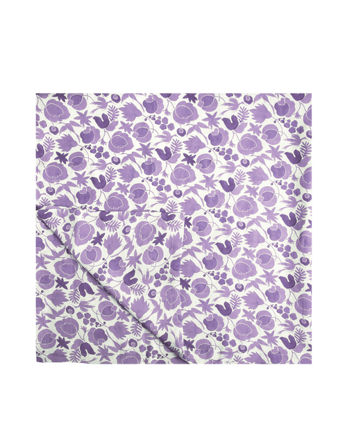 La DoubleJ Large Tablecloth Wildbird Viola TBC0003LIN001CER0007