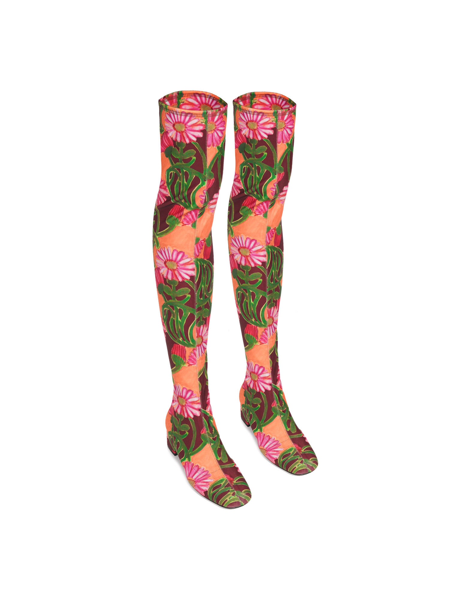 La DoubleJ High Boots Stretch Orange Gerber SHO0031LYC005GER0007