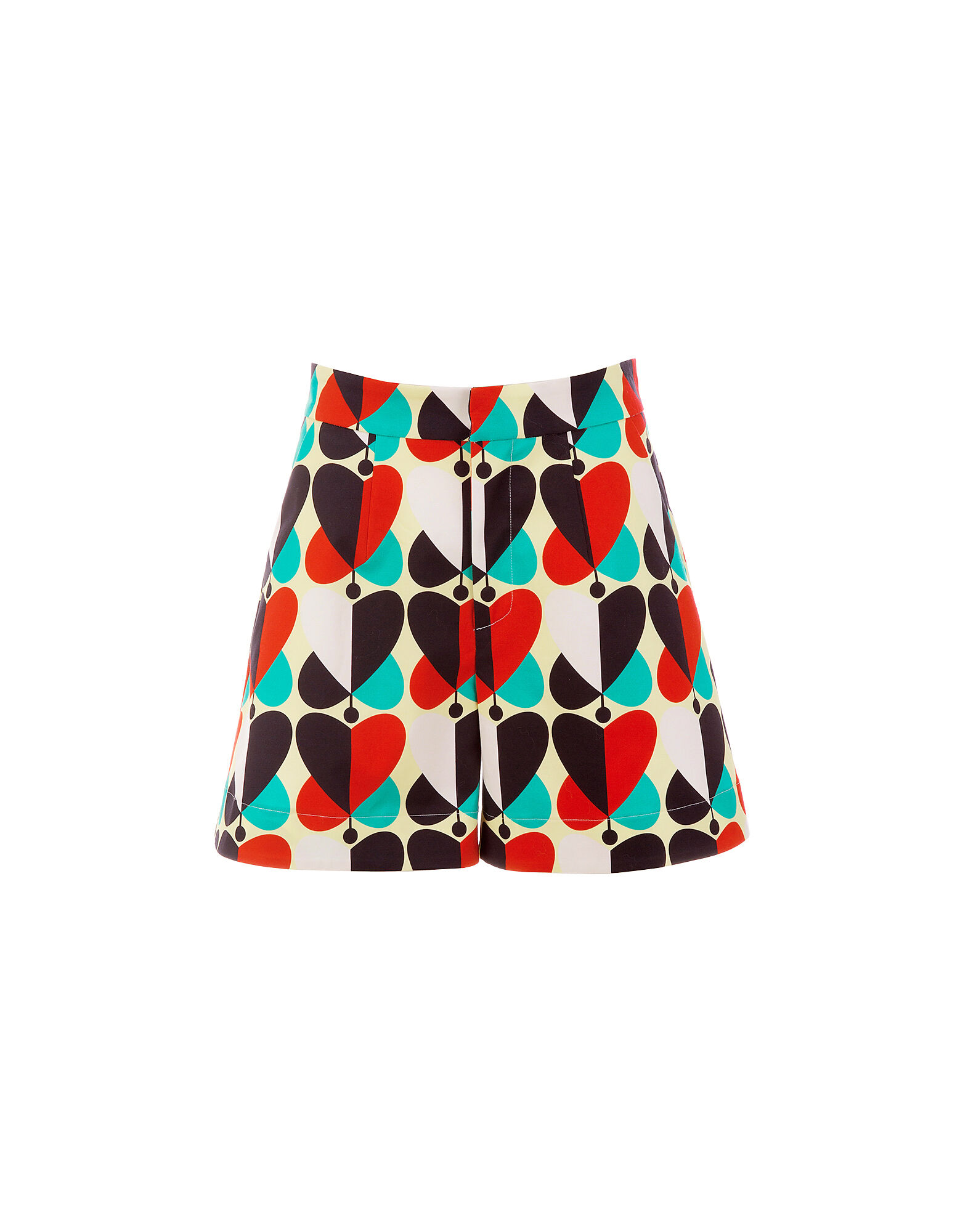 LaDoubleJ Good Butt Shorts Farfalle Rosso TRO0010COT006FAR0004