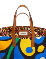 La DoubleJ Shopper Tote Bag Confetti Blu BAG0008COT005CON0004