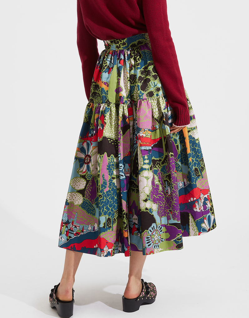 LaDoubleJ Oscar Skirt LaDoubleJ Oscar Skirt Paesaggio SKI0012RAD001PAE0001