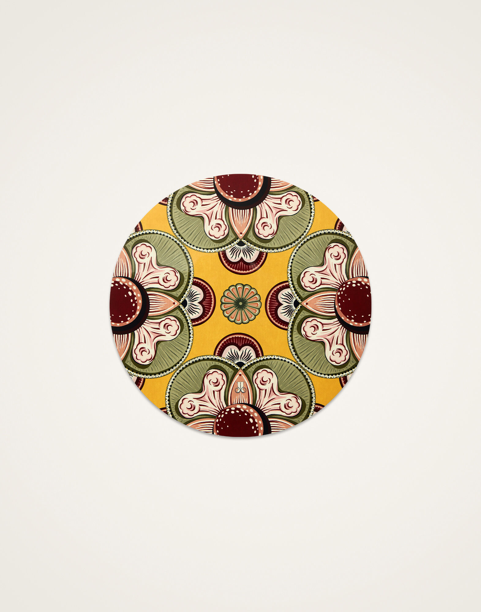 La DoubleJ Disk Placemats Set Of 2 Nucleus Saffron PMT0032CRK001NUC15YE09