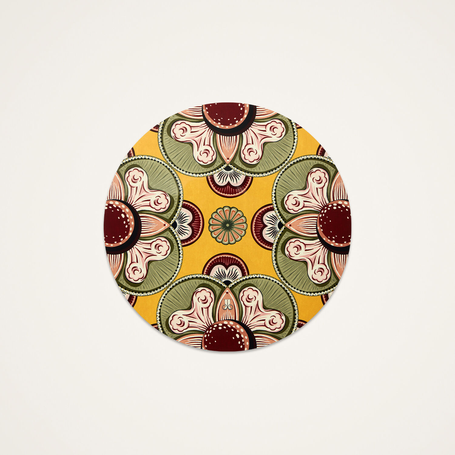 La Doublej Disk Placemats Set Of 2 In Yellow