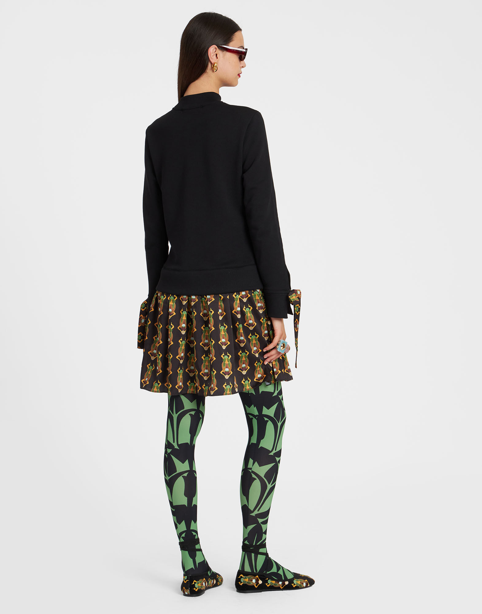 La DoubleJ Sporty Dress Scarab Black DRE0453FOD001SCA01BL01