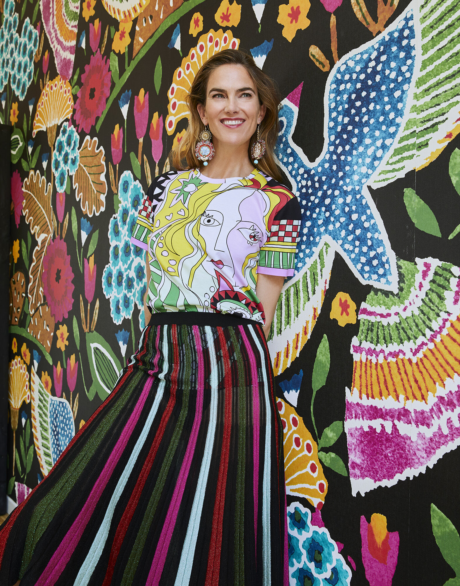 LaDoubleJ Total Goddess T-Shirt Athena Big Placed SHI0033JER009ATH0004