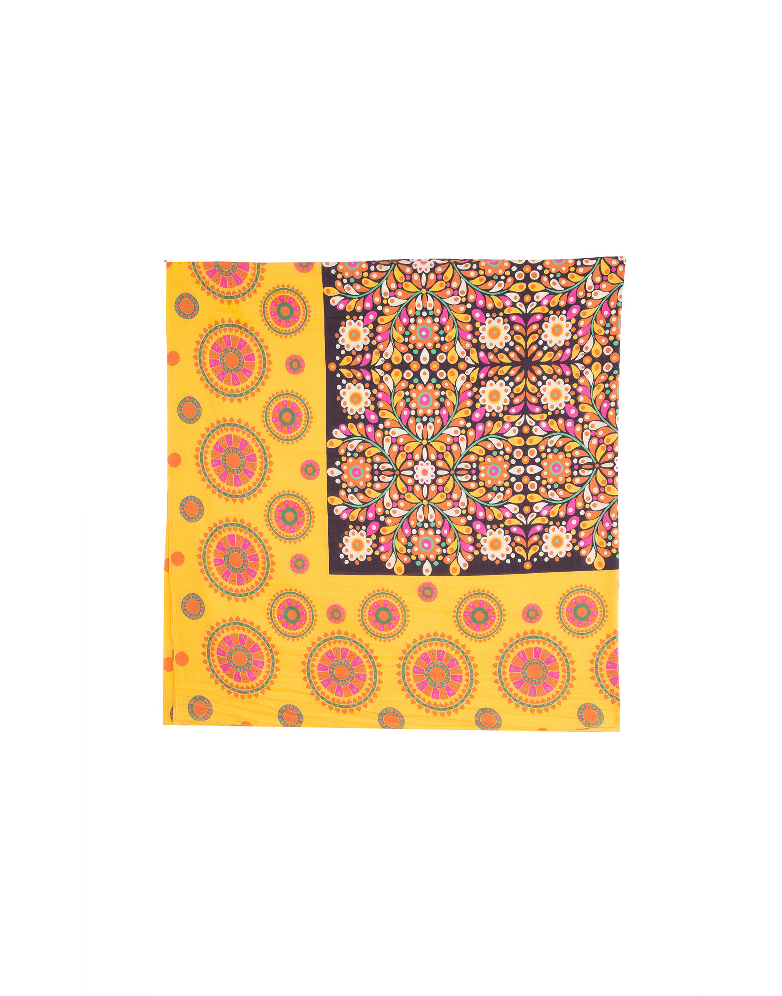 LaDoubleJ Scarf (155X155cm) Ruote Gialle SCA0006COS001RUO0003