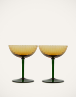 La DoubleJ Champagne Coupe Set of 2 La DoubleJ Champagne Coupe Set of 2 Giallo GLA0012MUR001YEL0004