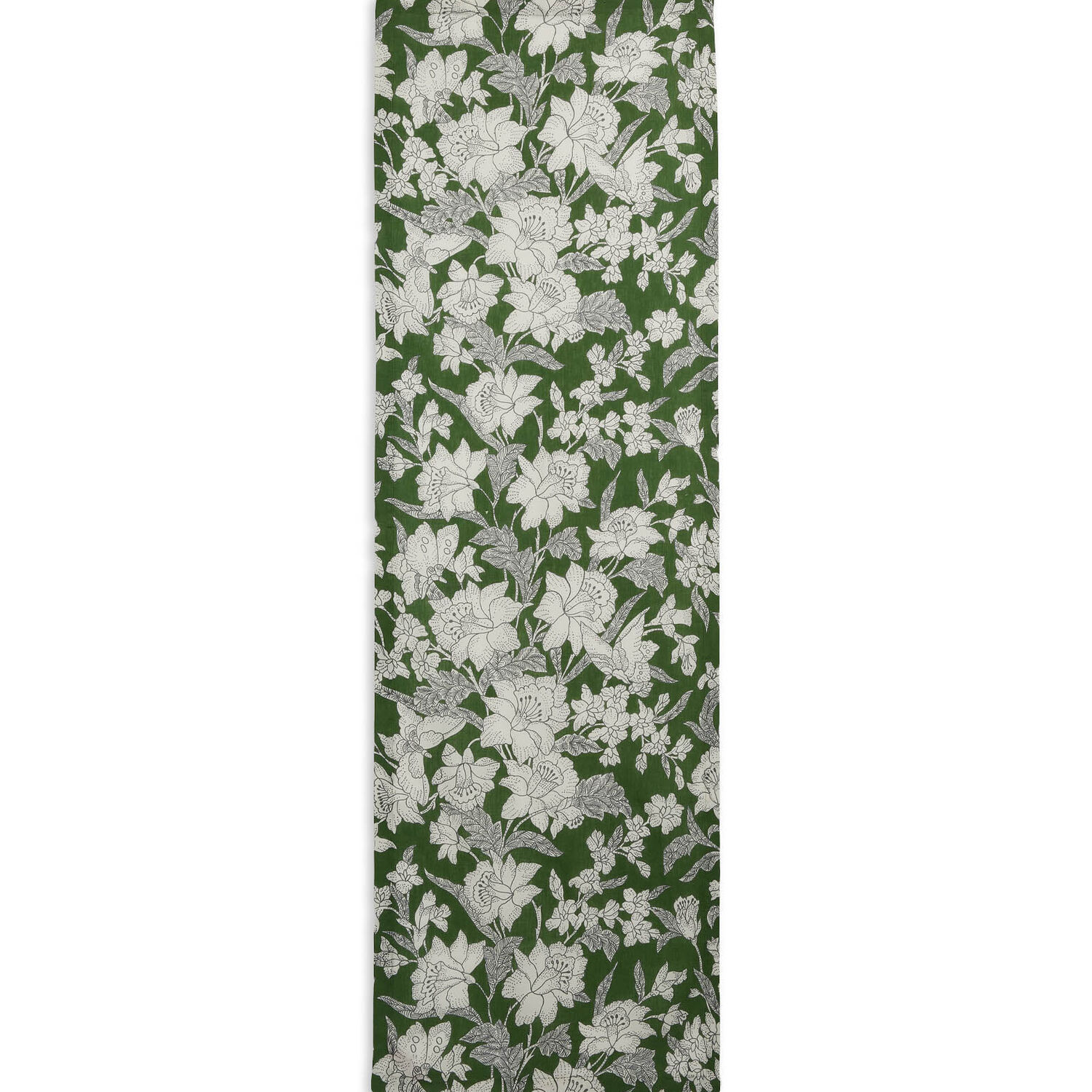 La Doublej Lilium Avorio-print Table Runner (50x160cm) In Lilium Avorio