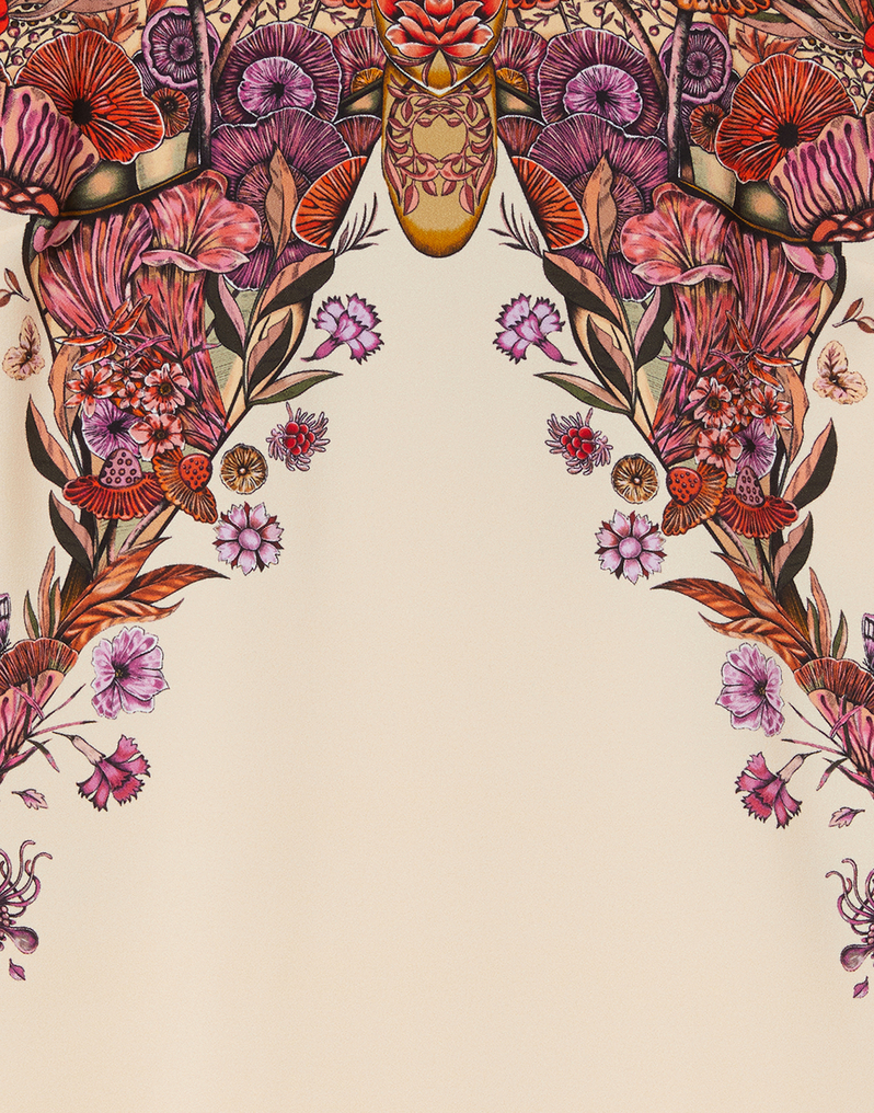 La DoubleJ Mini Supremes Swing Dress La DoubleJ Mini Supremes Swing Dress Mariposa Placée Ivory DRE0619VIS011MAR07WH04