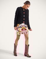 La DoubleJ Portrait Cardigan La DoubleJ Portrait Cardigan Solid Black PUL0211KNI120VA271BL01