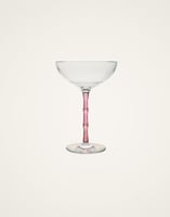 La DoubleJ Bamboo Coupe Set Of 2 La DoubleJ Bamboo Coupe Set Of 2 Solid Pink GLA0047GLS002SOLIDPI01