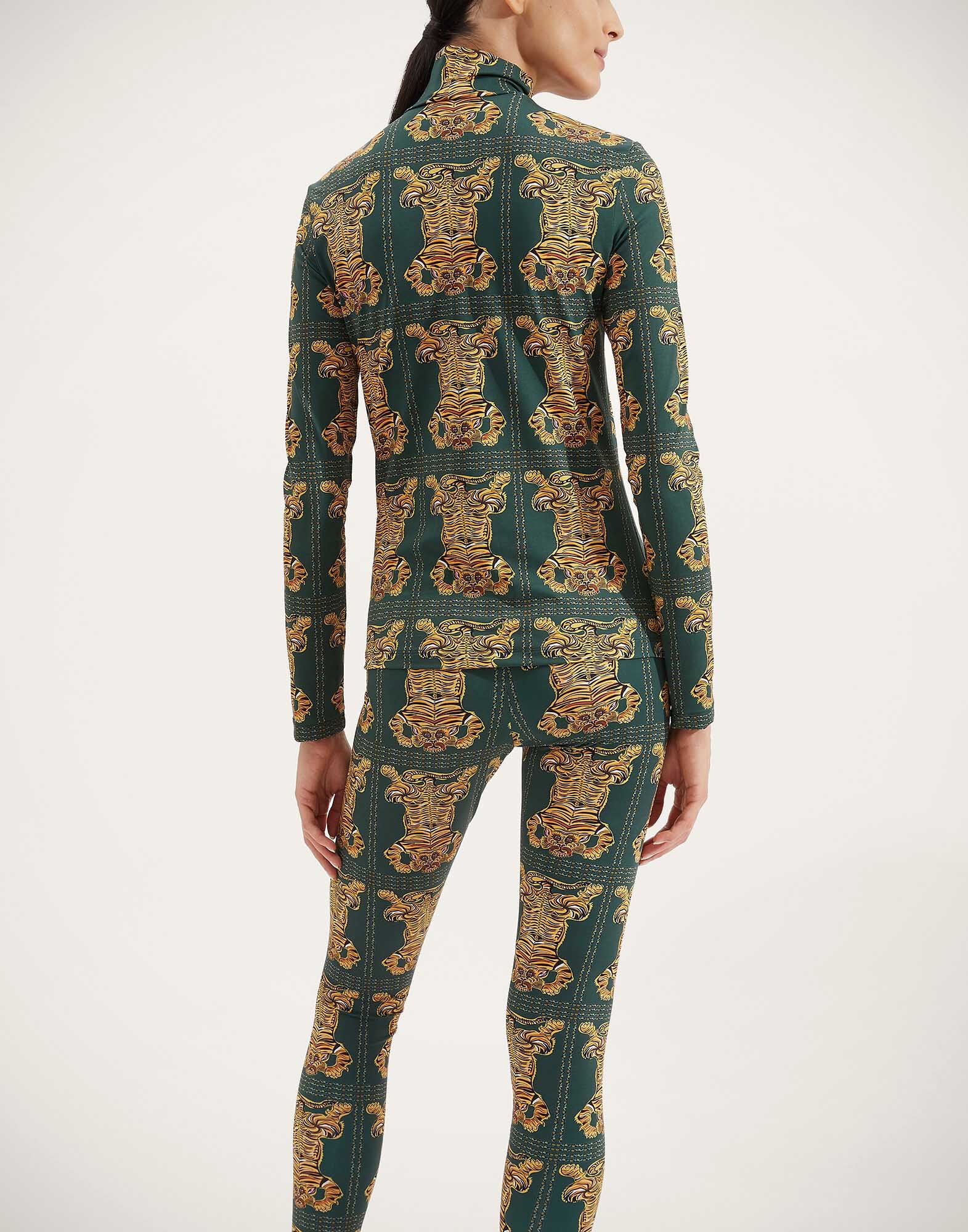 La DoubleJ Turtleneck Tiger Tiles SHI0030JER005TIG0003