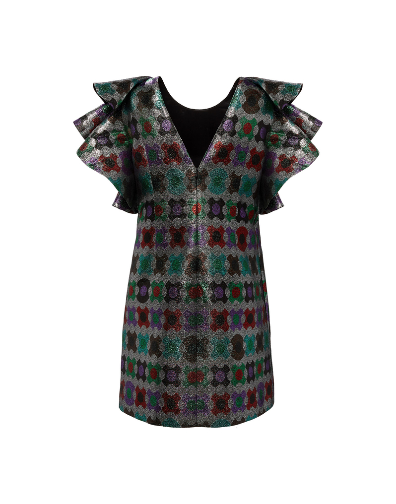 LaDoubleJ Flame Mini Dress LaDoubleJ Flame Mini Dress Groovy Dot DRE0213JAC022GRO0001