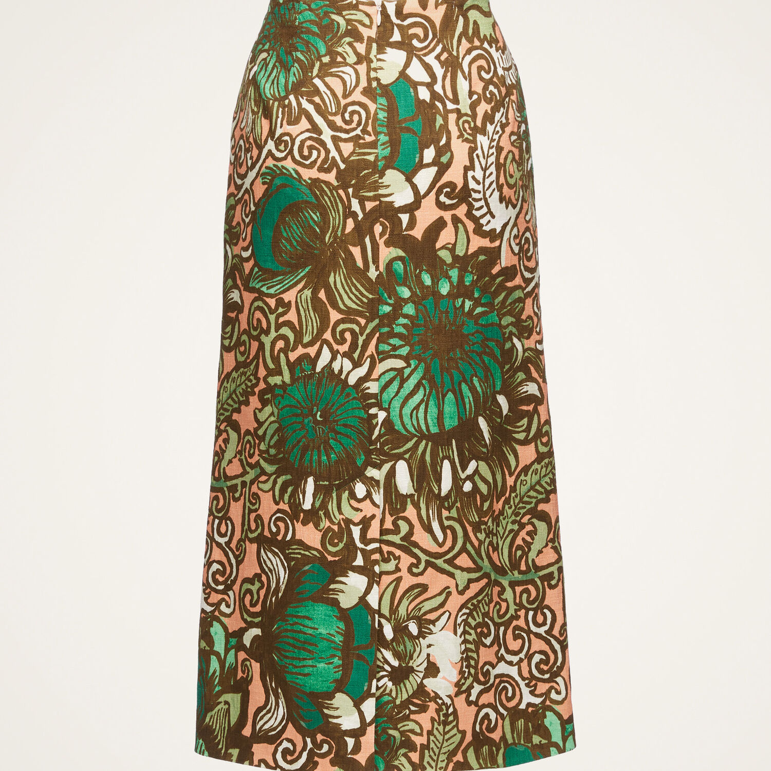 La Doublej Pencil Skirt In Anemone Pink