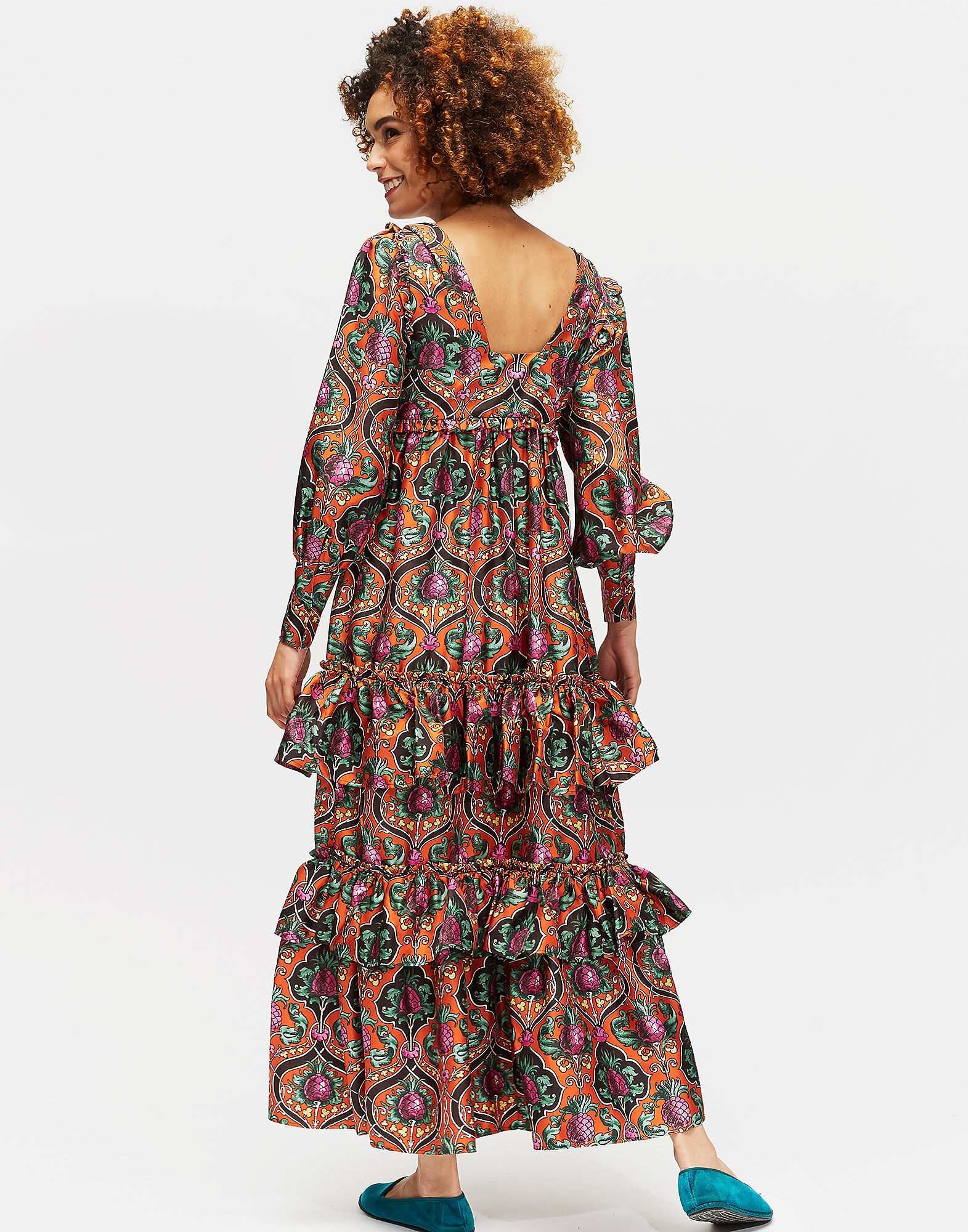 LaDoubleJ Casati Dress Ananas Arancio DRE0046SIL001ANA0002